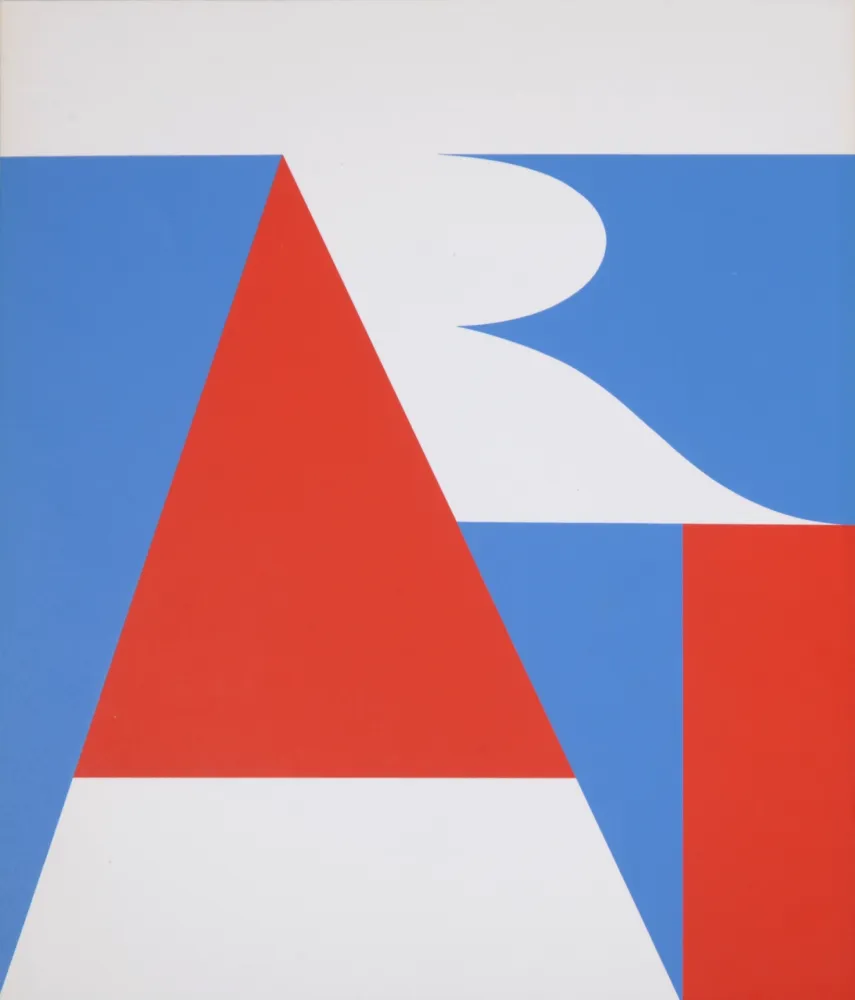 Screenprint Indiana - The American Art, 1971