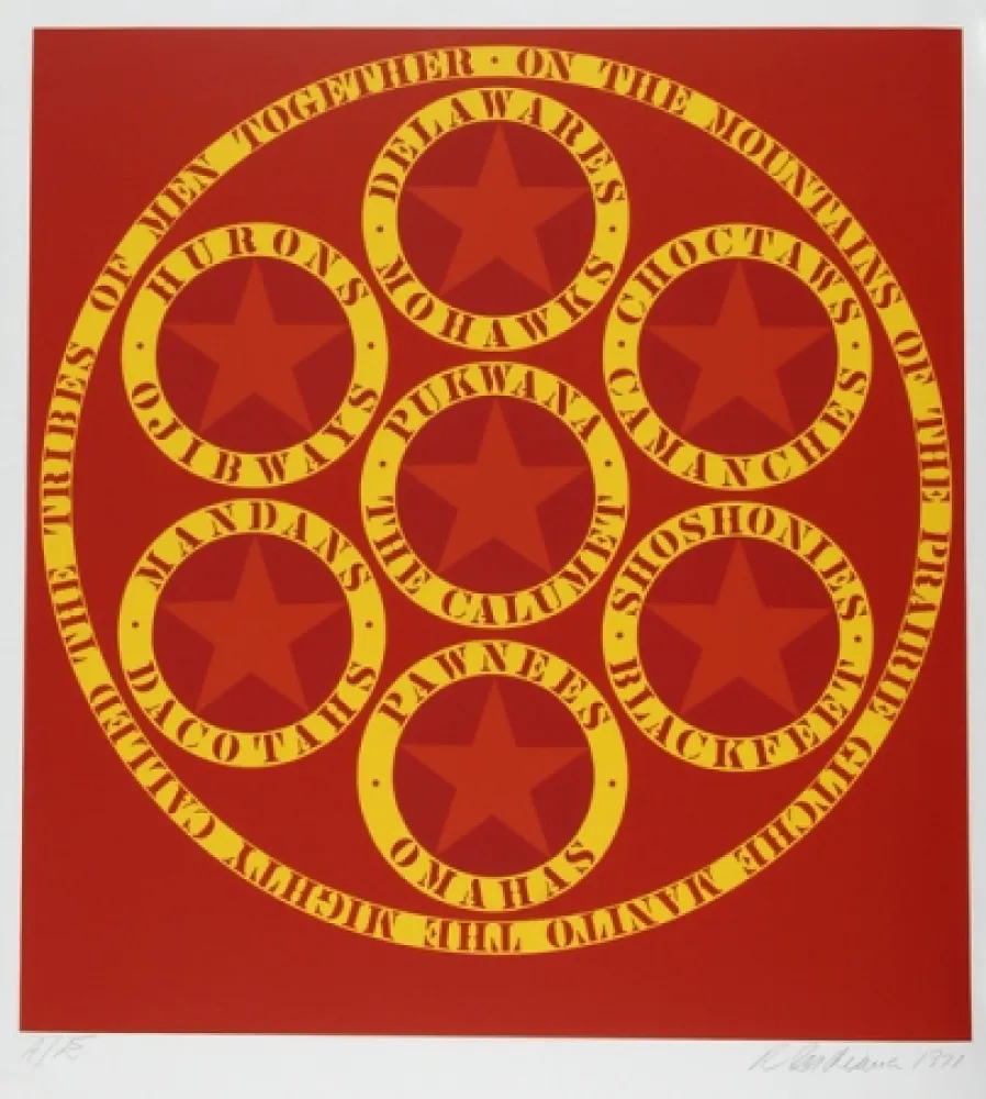 Lithograph Indiana - The Calumet, from 