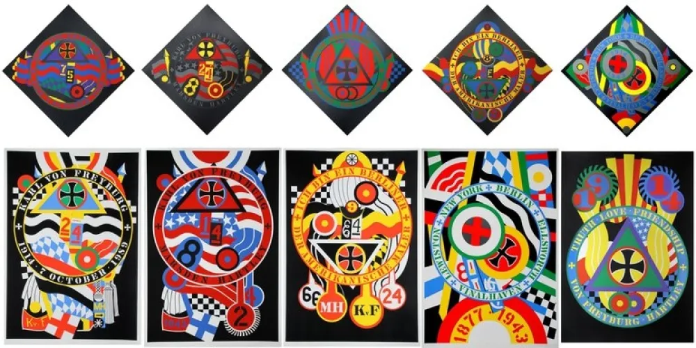 Screenprint Indiana - The Hartley Elegies: The Berlin Series - KvF I - X