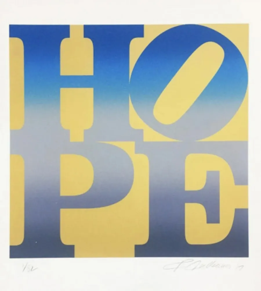 Screenprint Indiana - Winter (Four Seasons of Hope)