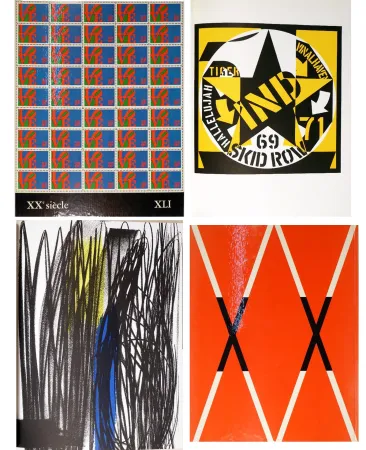 Illustrated Book Indiana - XXe SIÈCLE (nouvelle série). n° 41 (XLI). US Art II. Panorama 73**. XXXIIIe année. Décembre 1973 (H. Hartung, R. Indiana)