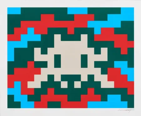 Screenprint Invader - CAMO M-4C-M2