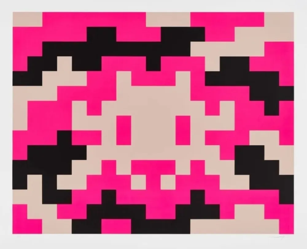 Screenprint Invader - CAMO XXL-3C-M1