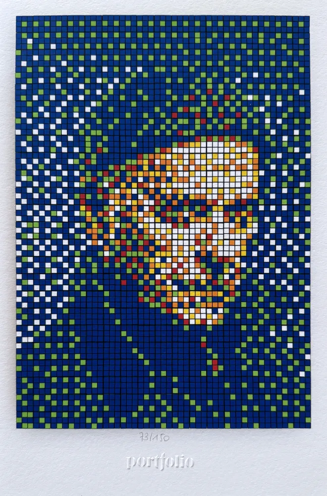 Numeric Print Invader - Enki Bilal x Portfolio, 2024