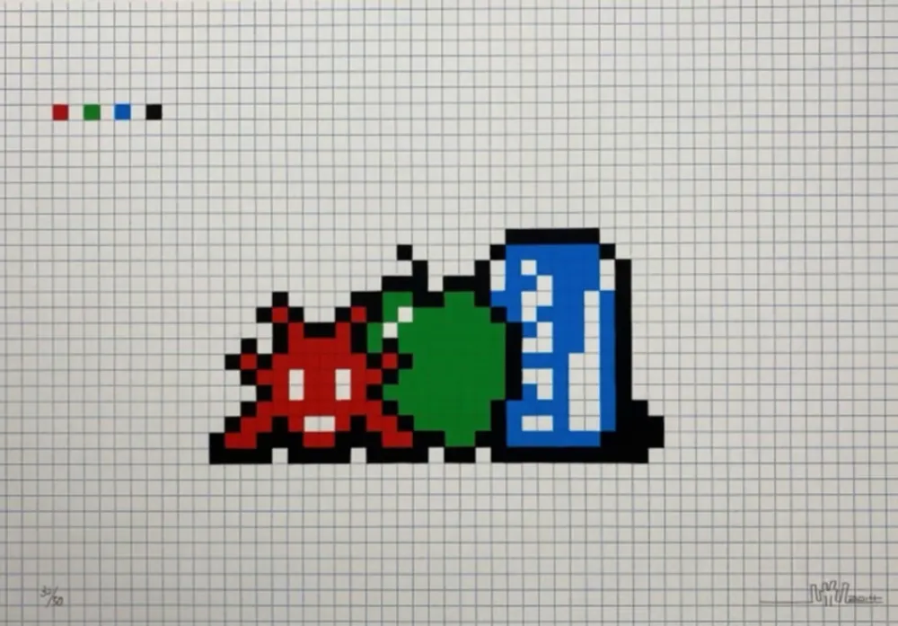 No Technical Invader - Still Life with Pocari Can