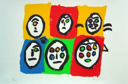 Lithograph Ionesco - Les multi voeux