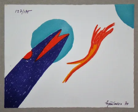 Lithograph Ionesco - Untitled