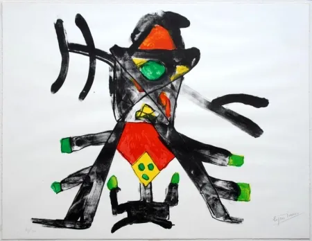 Lithograph Ionesco - Untitled