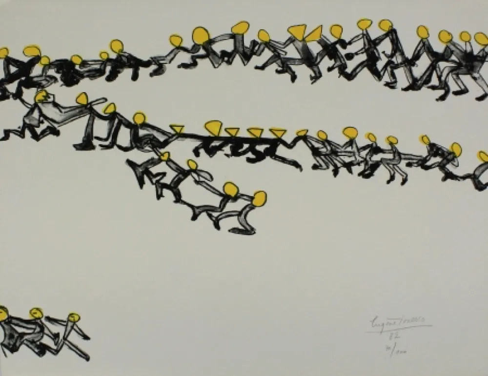 Lithograph Ionesco - Untitled