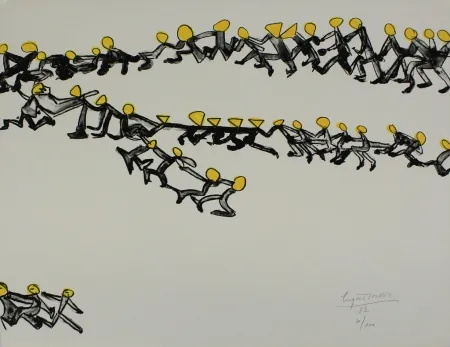 Lithograph Ionesco - Untitled