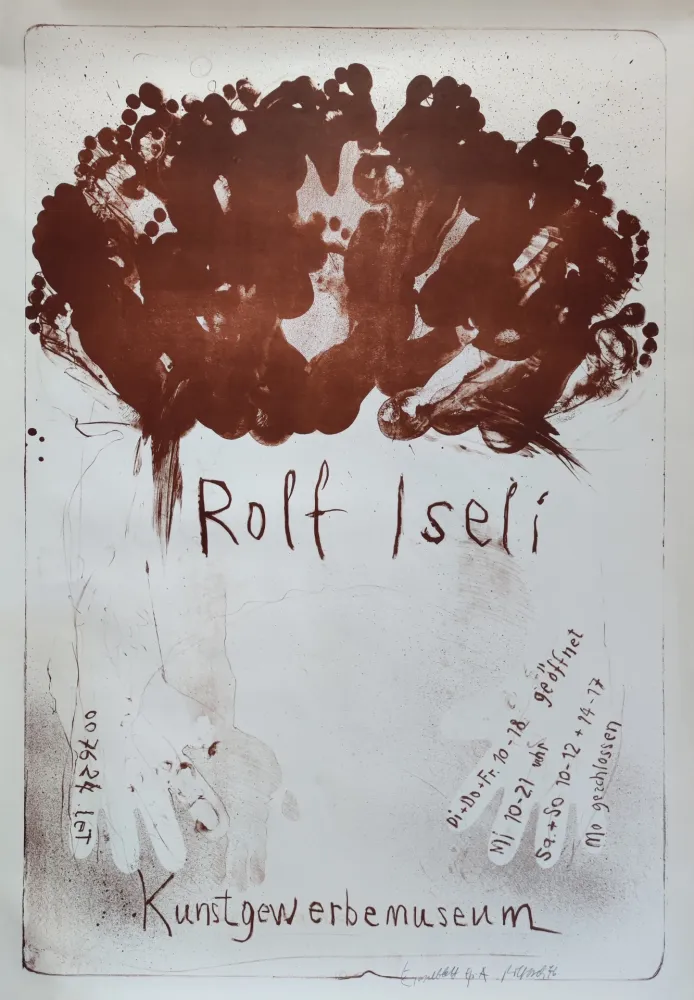 Lithograph Iseli - 