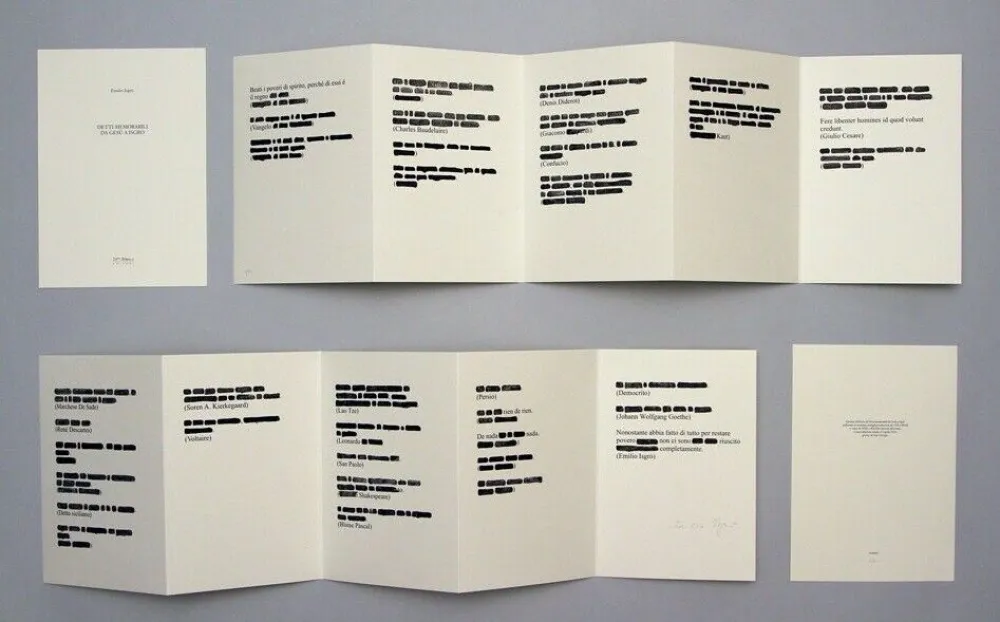 Lithograph Isgro - Detti memorabili da Gesù a Isgrò