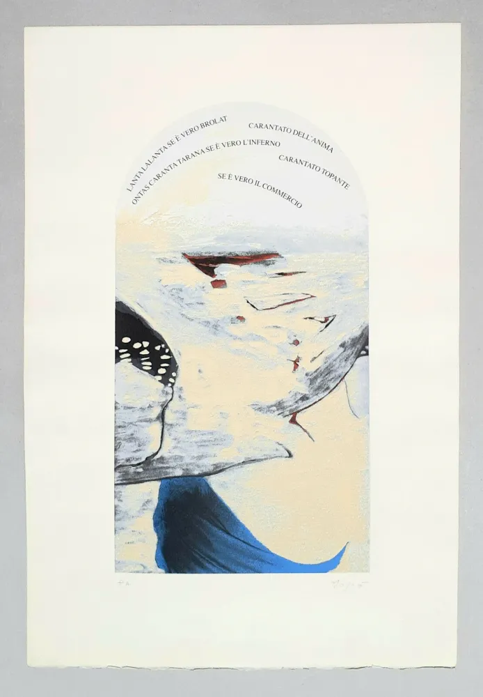 Screenprint Isgro - Lanta lalanta