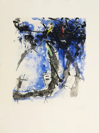 Aquatint Islam - Blue Fountain