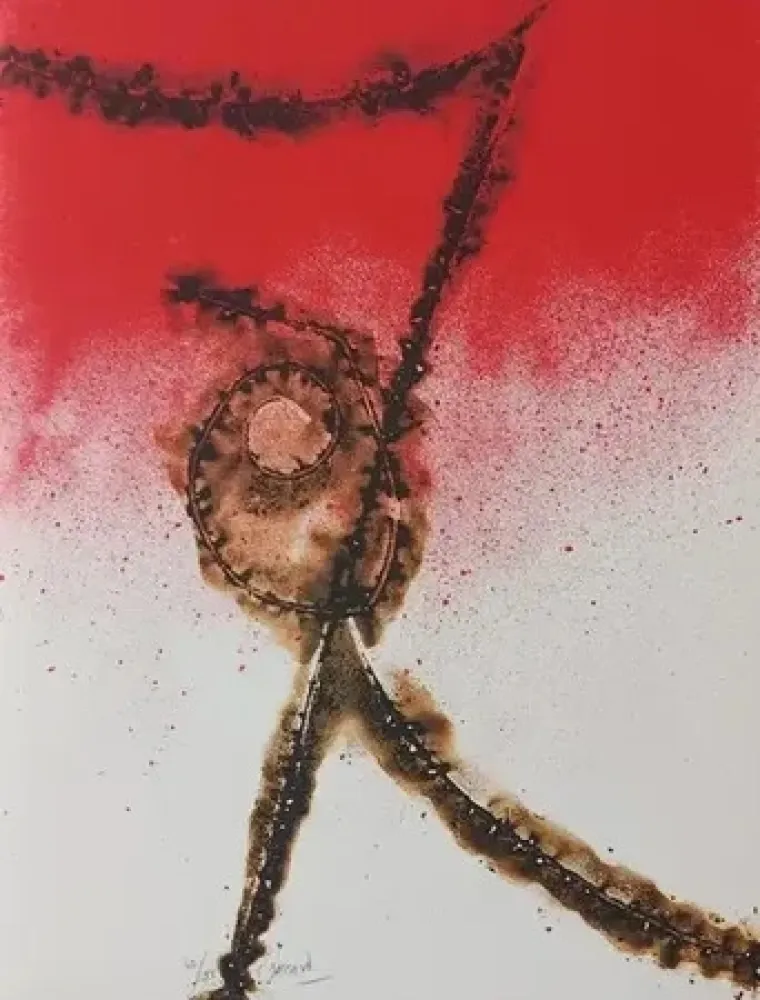 Lithograph Jaccard - SANS TITRE 