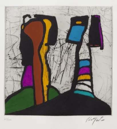 Drypoint Jacobsen - Petit personnage I