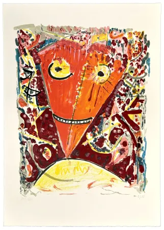 Lithograph Jacobsen - Sans Titre