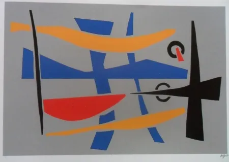 Screenprint Jacobsen - Visions Sculpturales II