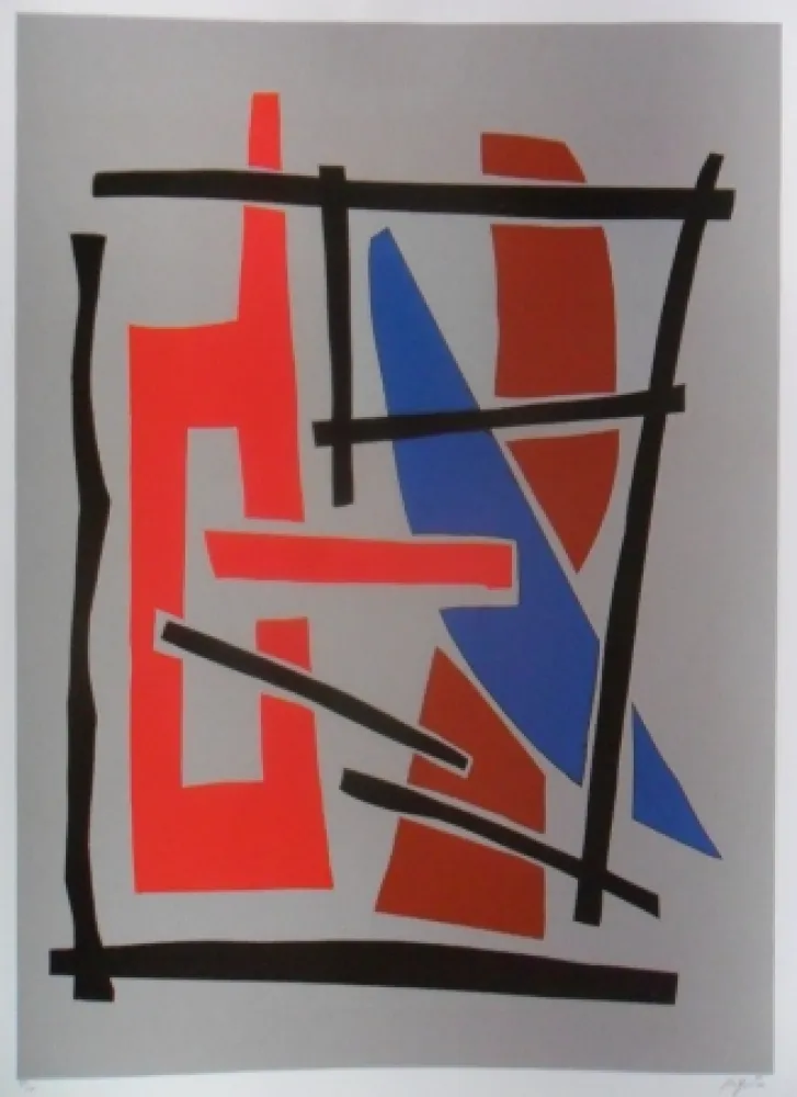 Screenprint Jacobsen - Visions Sculpturales III