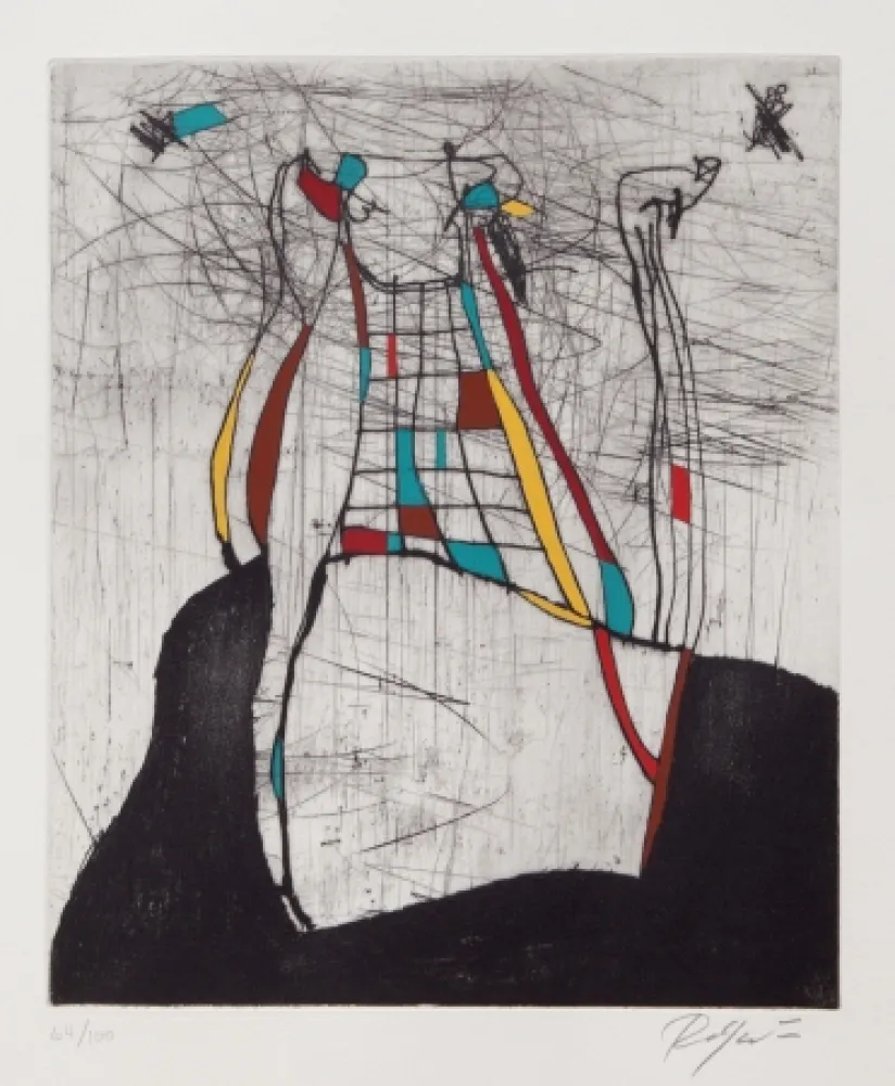 Drypoint Jacobsen - Volcan eteint