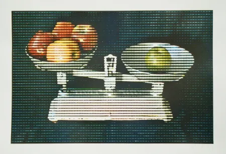 Etching And Aquatint Jacquet - Balance et fruits