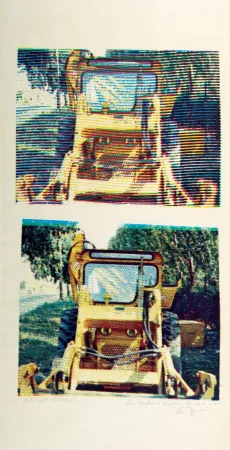 Screenprint Jacquet - Bulldozer - 1968