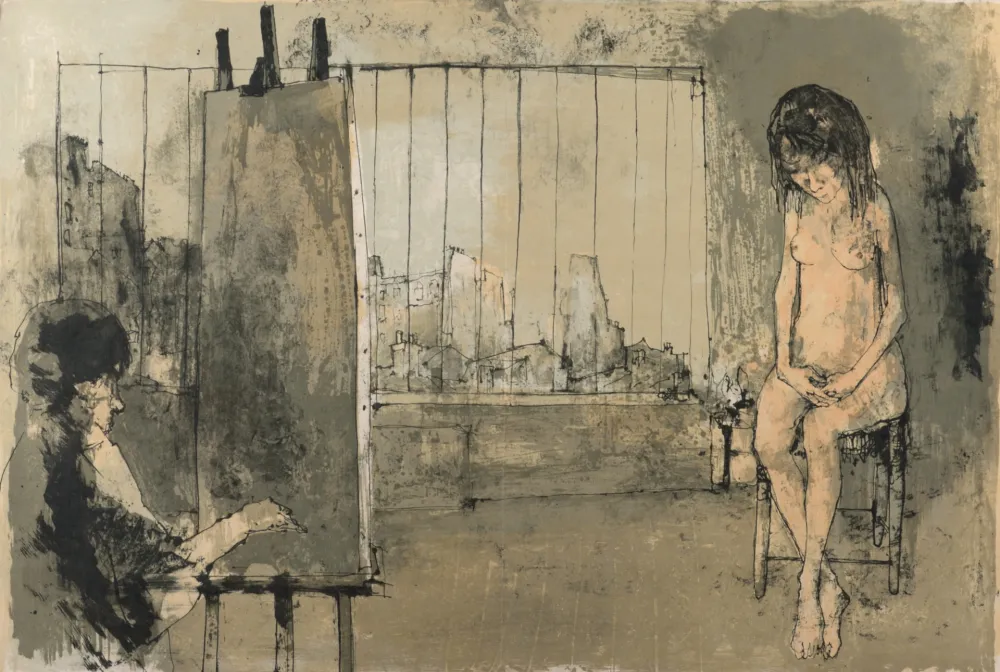 Lithograph Jansem - Atelier parisien