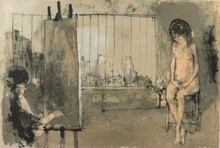 Lithograph Jansem - Atelier parisien