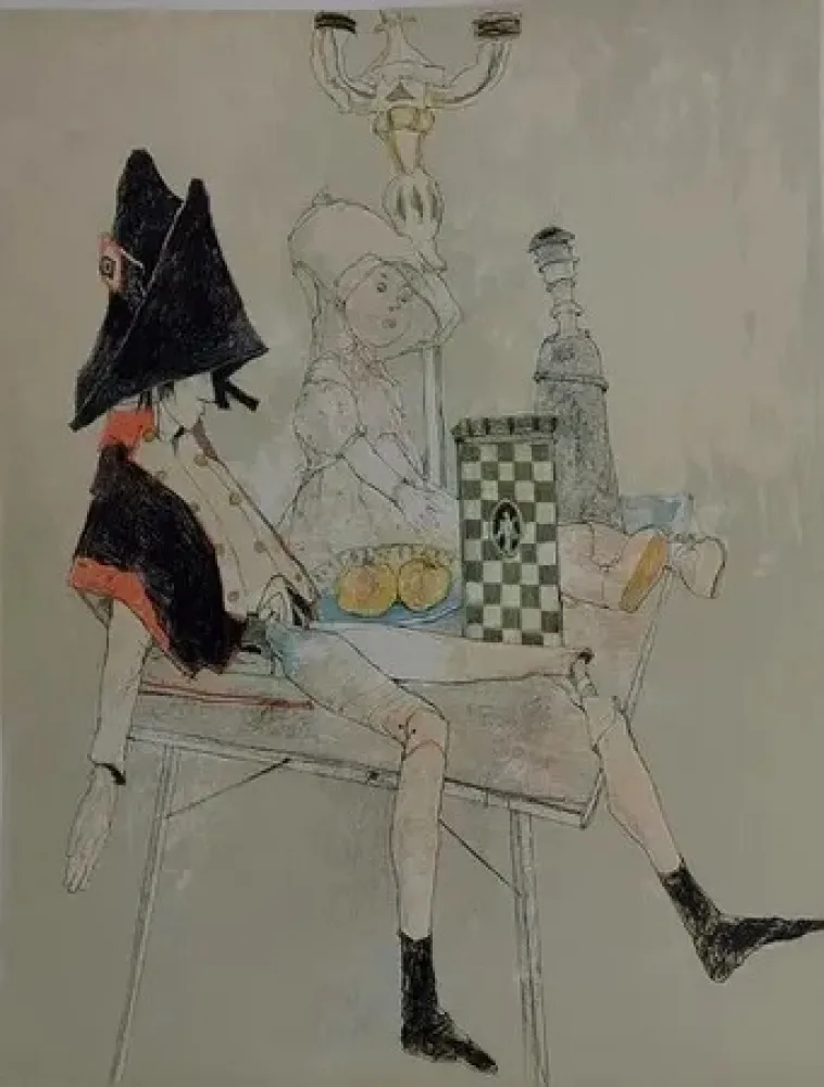 Lithograph Jansem - Le petit soldat (1993)