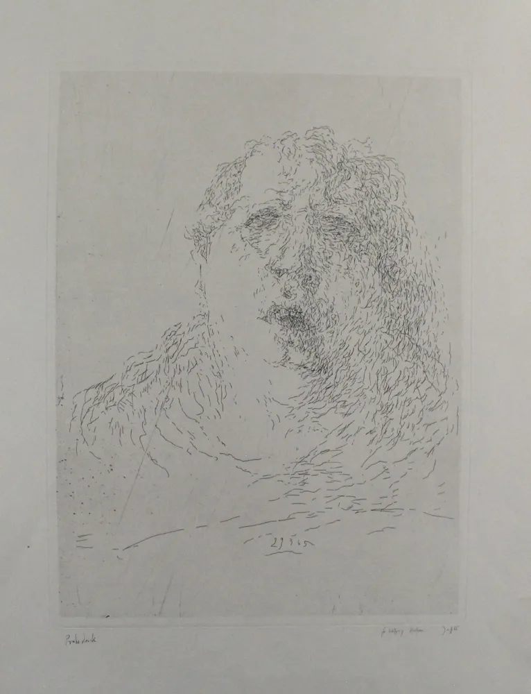 Etching Janssen - Selbst am 29.3.1965