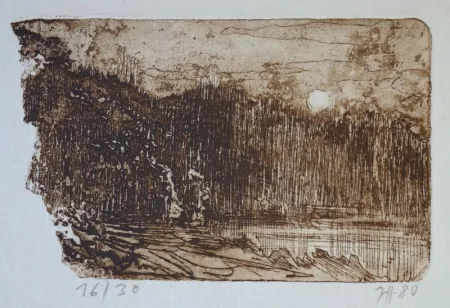 Etching Janssen - Waldsee