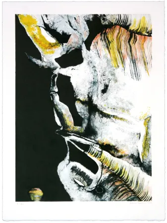 Lithograph Jarrosson - Naissance de fossiles