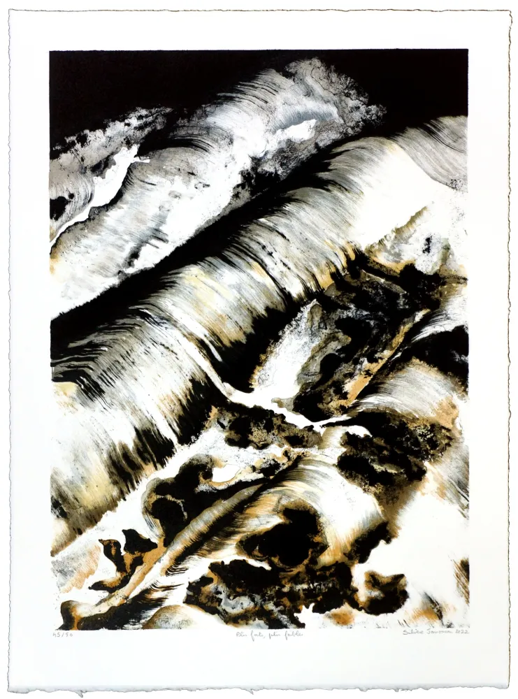 Lithograph Jarrosson - Plis forts, plis faibles