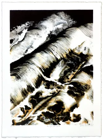 Lithograph Jarrosson - Plis forts, plis faibles