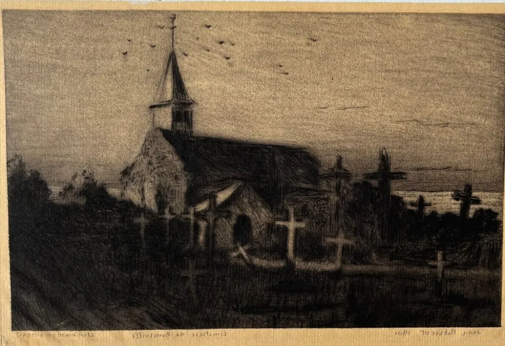 Drypoint Jean - Cimetière de Benerville