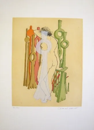 Etching And Aquatint Jean - Composition