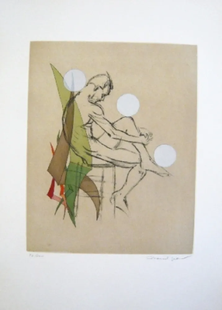 Etching And Aquatint Jean - Composition 