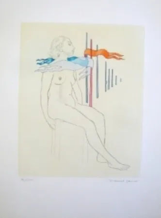 Etching And Aquatint Jean - Composition