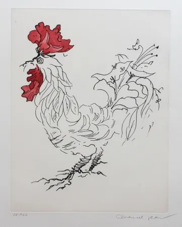 Etching And Aquatint Jean - Coq 1