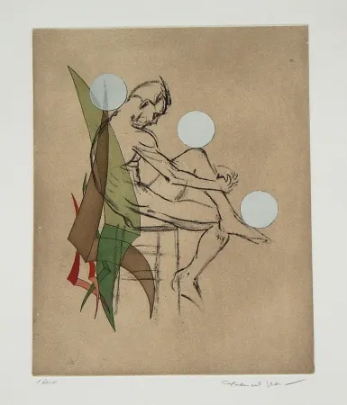 Etching And Aquatint Jean - Eaux-fortes