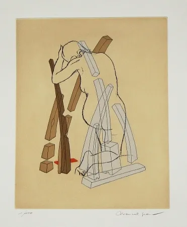 Etching And Aquatint Jean - Eaux-fortes