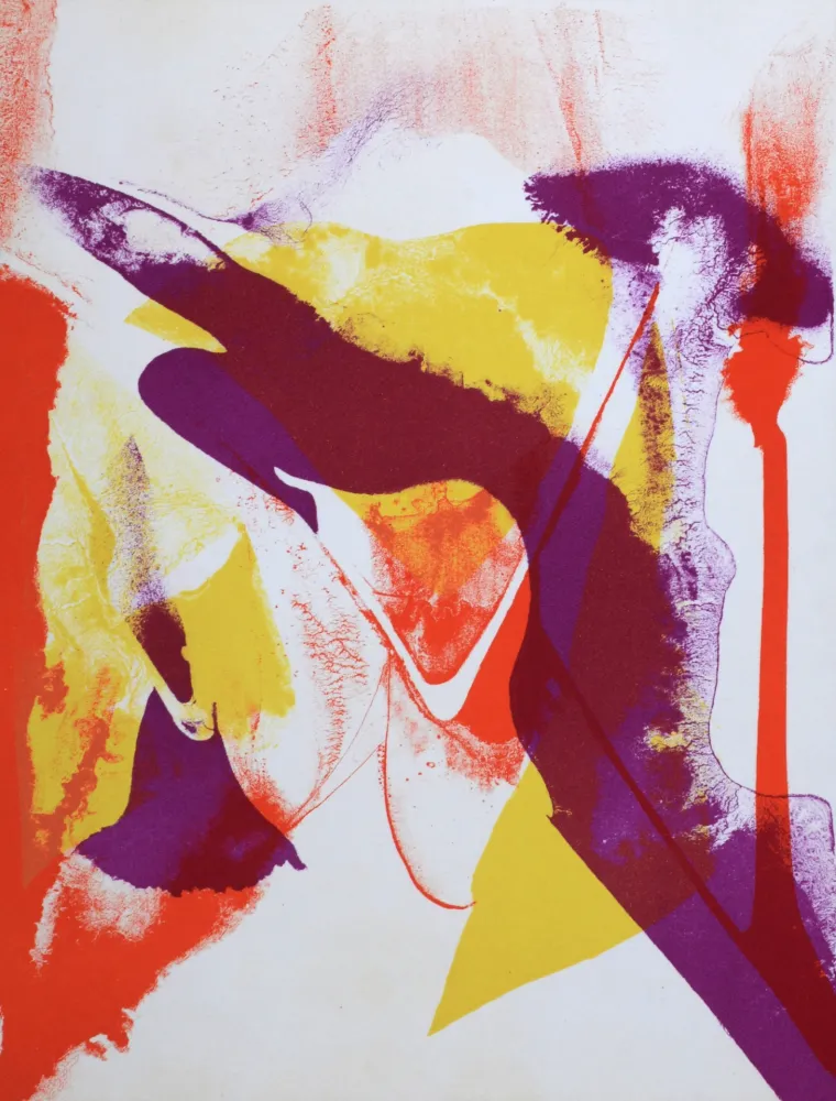 Lithograph Jenkins - Composition, 1965 