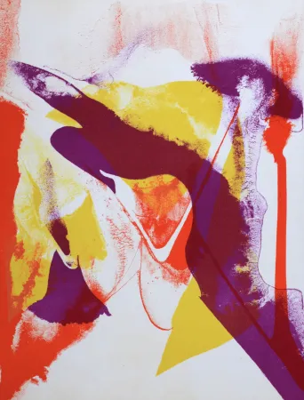 Lithograph Jenkins - Composition, 1965 