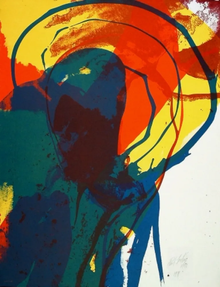 Lithograph Jenkins - Untitled abstraction