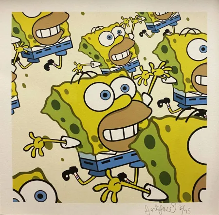 Screenprint Jerkface - Homerbob Spécial Edition