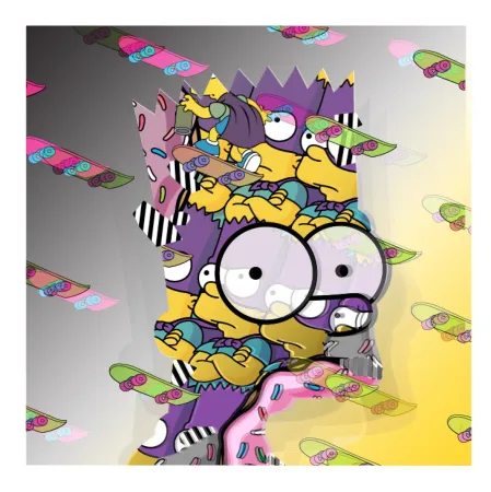 Screenprint Jerkface - Nollie Front Foot Flip(Lenticular)