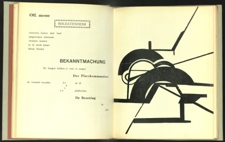 Woodcut Jespers - Bezette Stad