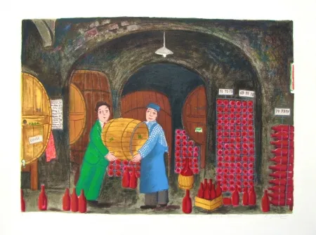 Lithograph Jirlow - Untitled