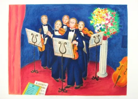 Lithograph Jirlow - Untitled