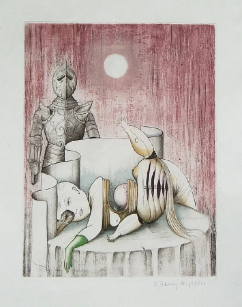 Etching And Aquatint Johnny Nilsson - Titre inconnu